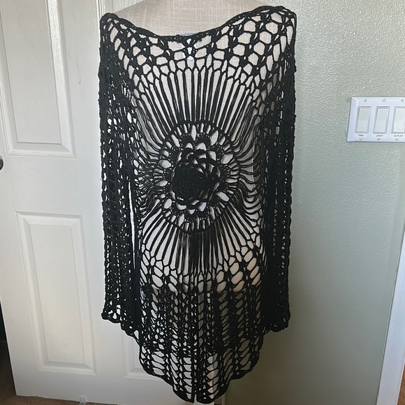 VENUS Black Crochet Swim Coverup
NWOT - Picture 2 of 3